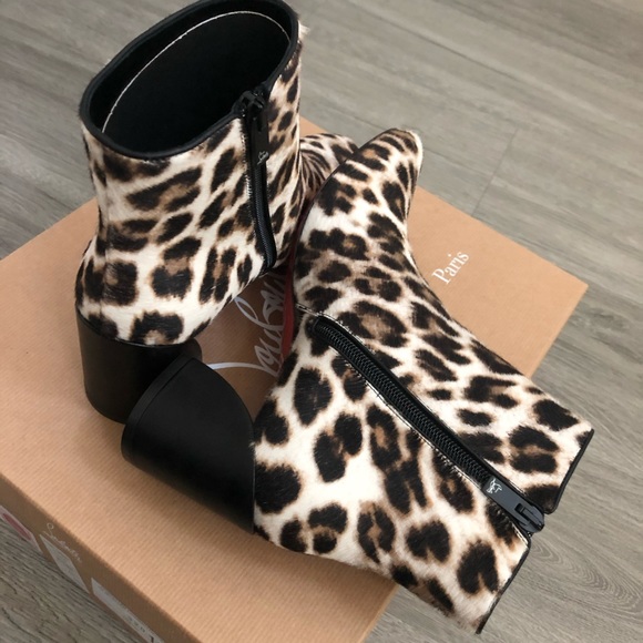 ❤️Christian Louboutin Leopard Boots - Picture 8 of 12